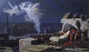 Jean Lecomte Du Nouy The Dream of Khosru. Sweden oil painting artist